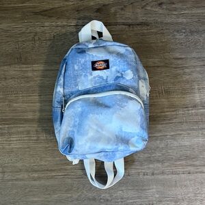 Dickies Light Blue Tie Dye Watercolor Mini Backpack